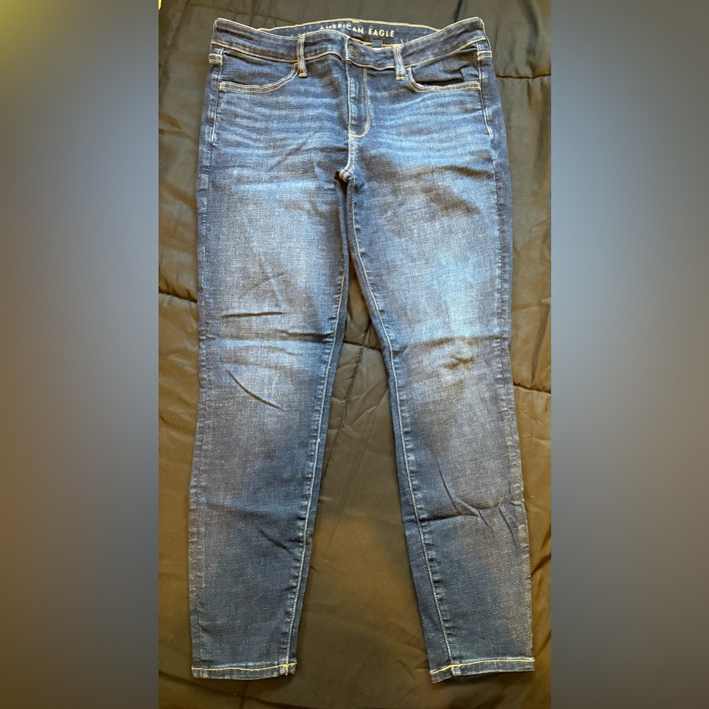 American Eagle Outfitters Indigo Denim Woman’s Size 14 Blue Jeans
